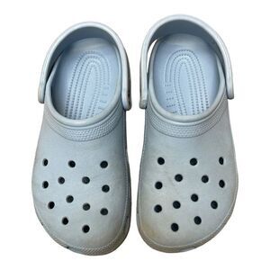 CROCS Unisex Classic Clog - Chambray Blue Size 8 Slip On Casual Comfy